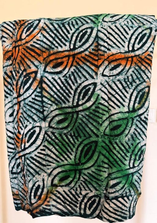 Crepe Adire Fabric 1