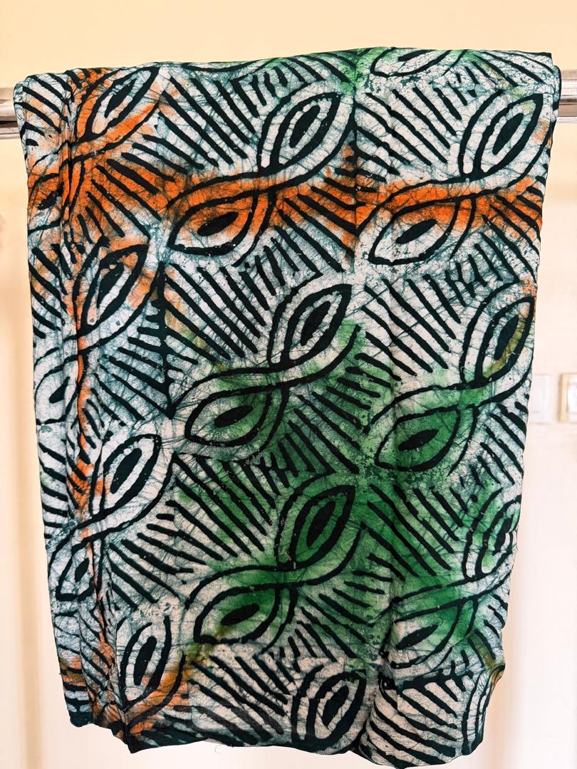 Crepe Adire Fabric 1