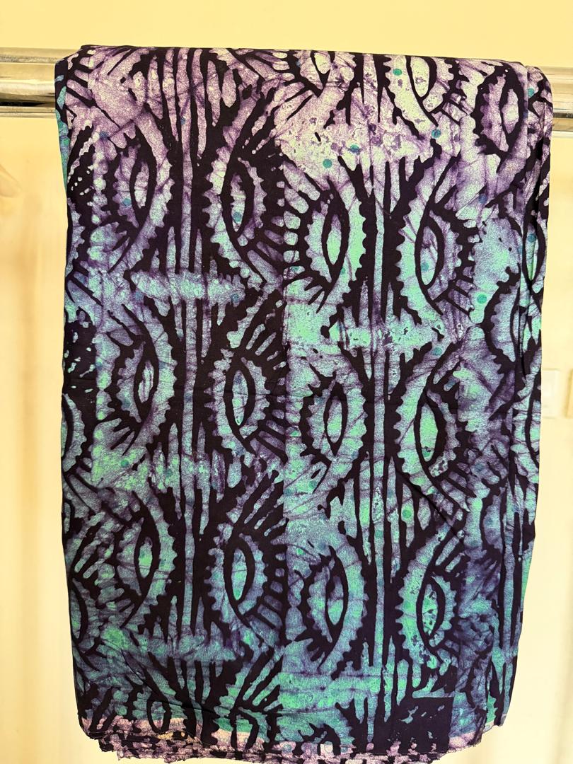 Swiss Cotton Adire Fabric 1